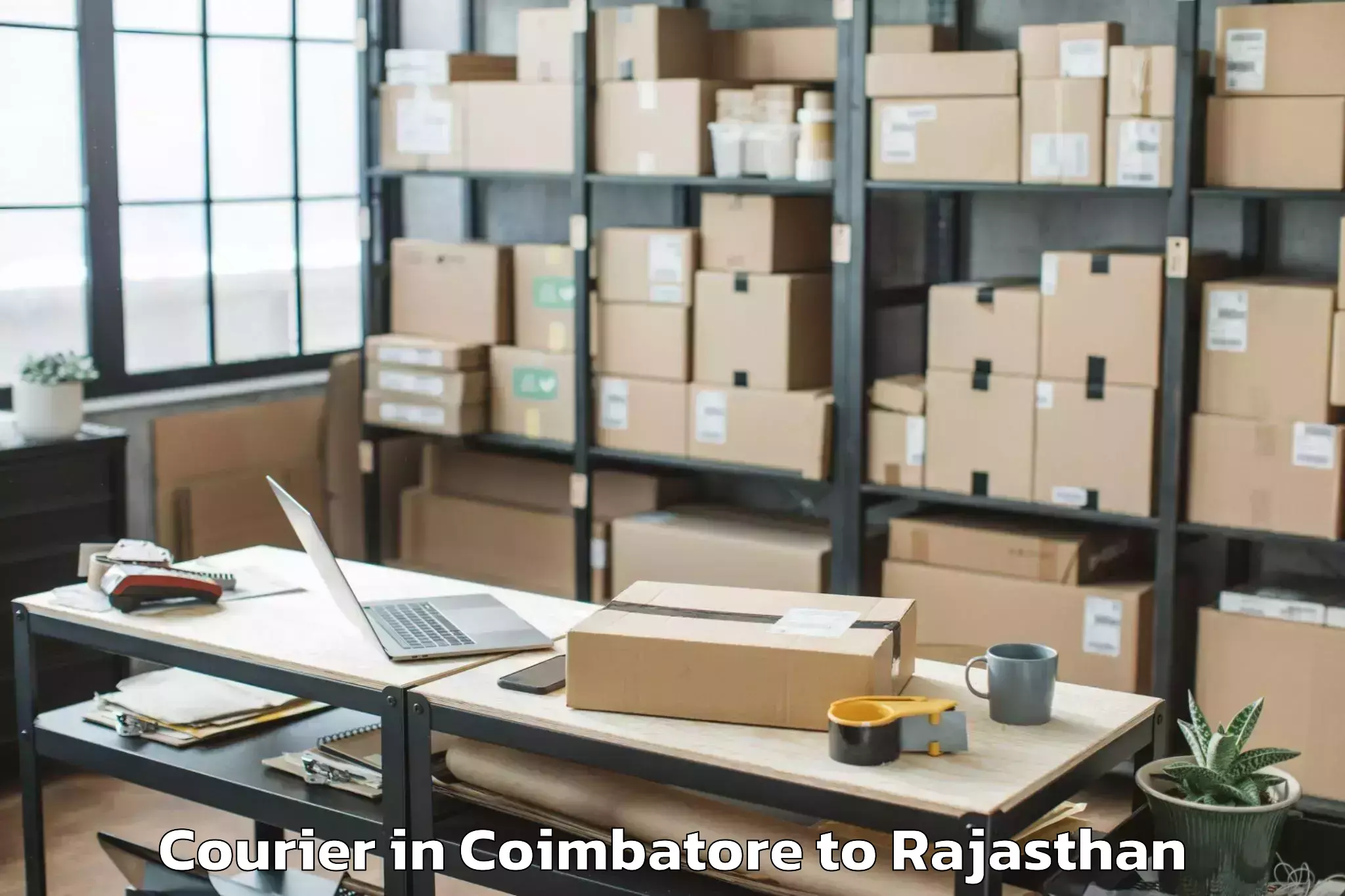 Coimbatore to Indergarh Courier Booking